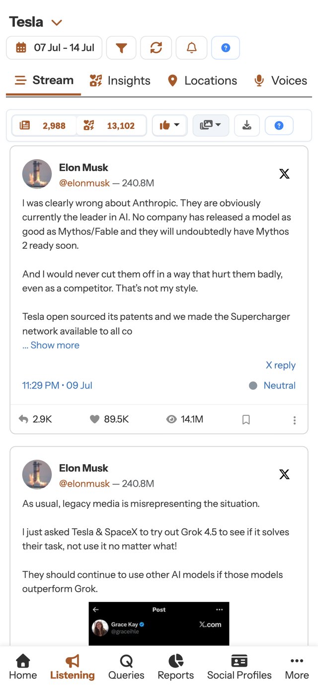 The Locus Elite live stream of news and social coverage
